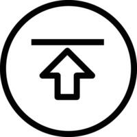 Upload icon symbol image vector