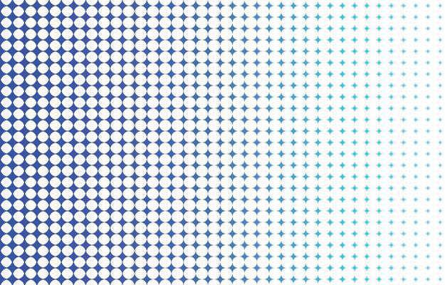 Blue dots half tone gradient background