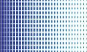 Blue dots half tone gradient background vector