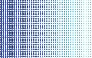 Blue dots half tone gradient background vector
