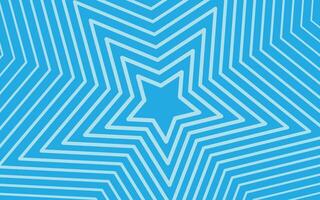Blue background with a star lines stack geometry vector