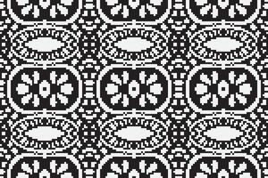 Motif folklore pattern Seamless Bandana print silk Motif embroidery, Pixel Ikat embroidery Design for Print tie dyeing pillowcase sambal puri kurti mughal architecture vector