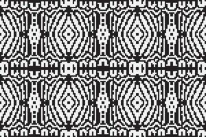 Nordic pattern Seamless Mughal architecture Motif embroidery, Pixel Ikat embroidery Design for Print tie dyeing pillowcase sambal puri kurti mughal architecture vector