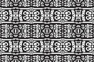 Silk fabric Patola sari Pattern Seamless Native American, Motif embroidery, Pixel Ikat embroidery Design for Print tie dyeing pillowcase sambal puri kurti mughal architecture vector