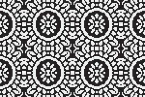 Nordic pattern Seamless Australian aboriginal pattern Motif embroidery, Pixel Ikat embroidery Design for Print vyshyvanka placemat quilt sarong sarong beach kurtis Indian motifs vector
