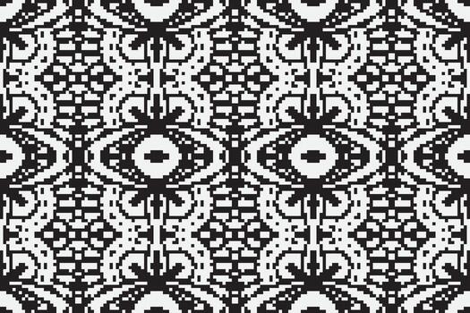 Motif folklore pattern Seamless Australian aboriginal pattern Motif embroidery, Pixel Ikat embroidery Design for Print scandinavian pattern saree ethnic nativity gypsy pattern vector