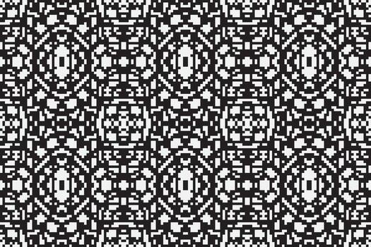 motivo folklore modelo sin costura escandinavo modelo motivo bordado, píxel ikat bordado diseño para impresión escandinavo modelo sari étnico natividad gitano modelo vector