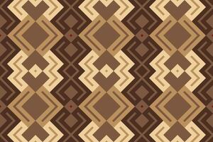 Ikat Paisley Pattern Embroidery Background. Ikat Chevron Geometric Ethnic Oriental Pattern Traditional. Ikat Aztec Style Abstract Design for Print Texture,fabric,saree,sari,carpet. vector