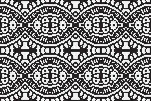 Motif folklore pattern Seamless Scandinavian pattern Motif embroidery, Pixel Ikat embroidery Design for Print pattern vintage flower folk navajo patchwork pattern vector