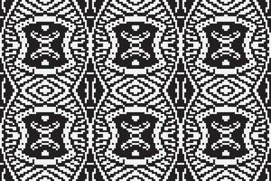 Motif folklore pattern Seamless Scandinavian pattern Motif embroidery, Pixel Ikat embroidery Design for Print indigenous art aboriginal art pattern floral kurti mughal border vector