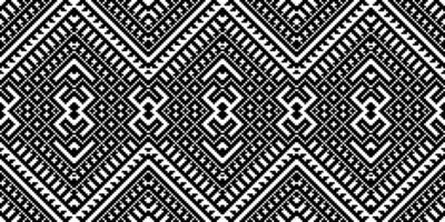 Motif Pixel Seamless Pattern Embroidery Background. Pixel Stripe Geometric Ethnic Oriental Pattern Traditional. Pixel Aztec Style Abstract Design for Print Texture,fabric,saree,sari,carpet. vector