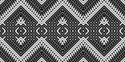 Motif Pixel Seamless Pattern Embroidery Background. Pixel Stripes Geometric Ethnic Oriental Pattern Traditional. Pixel Aztec Style Abstract Design for Print Texture,fabric,saree,sari,carpet. vector