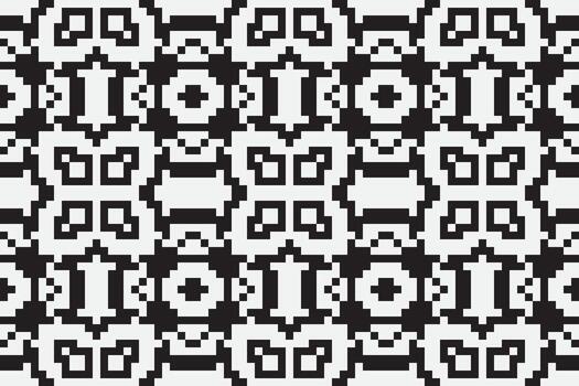 motivo píxel sin costura modelo bordado antecedentes. píxel floral geométrico étnico oriental modelo tradicional. píxel azteca estilo resumen diseño para impresión textura,tela,sari,sari,alfombra. vector