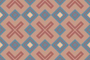 Ikat Floral Paisley Embroidery Background. Ikat Damask Geometric Ethnic Oriental Pattern Traditional. Ikat Aztec Style Abstract Design for Print Texture,fabric,saree,sari,carpet. vector