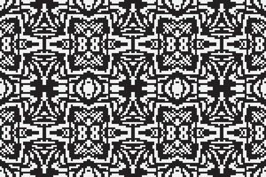 Silk fabric Patola sari Pattern Seamless Scandinavian pattern Motif embroidery, Pixel Ikat embroidery Design for Print tapestry floral kimono repeat pattern lacing spanish motif vector