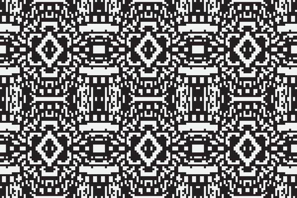 Nordic pattern Seamless Bandana print silk Motif embroidery, Pixel Ikat embroidery Design for Print jacquard slavic pattern folklore pattern kente arabesque