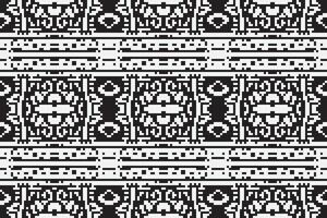 Nordic pattern Seamless Australian aboriginal pattern Motif embroidery, Pixel Ikat embroidery Design for Print tie dyeing pillowcase sambal puri kurti mughal architecture vector