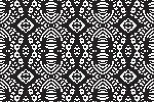Silk fabric Patola sari Pattern Seamless Scandinavian pattern Motif embroidery, Pixel Ikat embroidery Design for Print scandinavian pattern saree ethnic nativity gypsy pattern vector