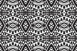 Nordic pattern Seamless Scandinavian pattern Motif embroidery, Pixel Ikat embroidery Design for Print tie dyeing pillowcase sambal puri kurti mughal architecture vector