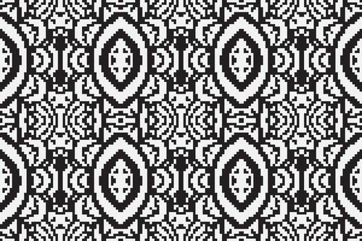 Navajo pattern Seamless Australian aboriginal pattern Motif embroidery, Pixel Ikat embroidery Design for Print kurta pattern mughal motifs tapestry pattern floral repeat vector