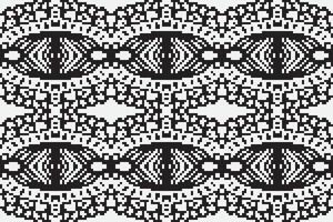 Navajo pattern Seamless Bandana print silk Motif embroidery, Pixel Ikat embroidery Design for Print tie dyeing pillowcase sambal puri kurti mughal architecture vector