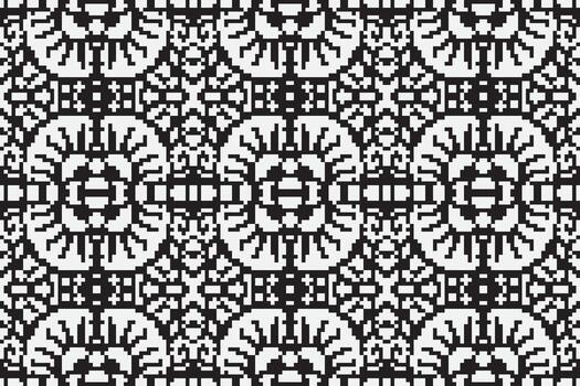 Patchwork pattern Seamless Native American, Motif embroidery, Pixel Ikat embroidery Design for Print kurta pattern mughal motifs tapestry pattern floral repeat vector