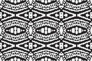 Navajo pattern Seamless Scandinavian pattern Motif embroidery, Pixel Ikat embroidery Design for Print pattern vintage flower folk navajo patchwork pattern vector