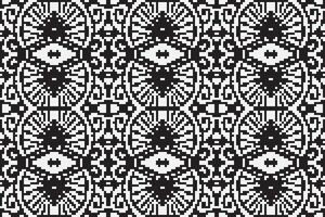 Patchwork pattern Seamless Native American, Motif embroidery, Pixel Ikat embroidery Design for Print vyshyvanka placemat quilt sarong sarong beach kurtis Indian motifs vector