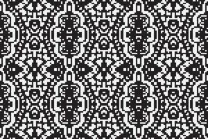 Nordic pattern Seamless Scandinavian pattern Motif embroidery, Pixel Ikat embroidery Design for Print pattern vintage flower folk navajo patchwork pattern vector