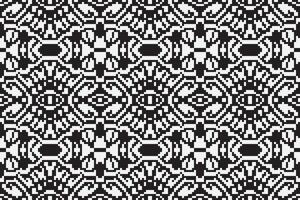 Patchwork pattern Seamless Mughal architecture Motif embroidery, Pixel Ikat embroidery Design for Print tie dyeing pillowcase sambal puri kurti mughal architecture vector