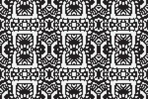 Motif folklore pattern Seamless Scandinavian pattern Motif embroidery, Pixel Ikat embroidery Design for Print tapestry floral kimono repeat pattern lacing spanish motif vector