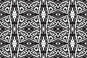 Patchwork pattern Seamless Mughal architecture Motif embroidery, Pixel Ikat embroidery Design for Print vyshyvanka placemat quilt sarong sarong beach kurtis Indian motifs vector