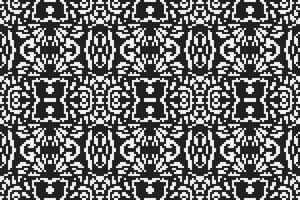 Patchwork pattern Seamless Bandana print silk Motif embroidery, Pixel Ikat embroidery Design for Print tie dyeing pillowcase sambal puri kurti mughal architecture vector