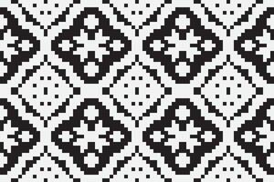 Motif folklore pattern Seamless Bandana print silk Motif embroidery, Pixel Ikat embroidery Design for Print tapestry floral kimono repeat pattern lacing spanish motif vector