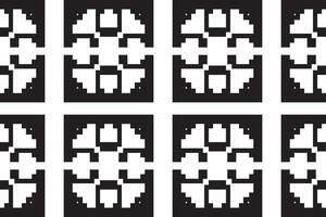 Motif folklore pattern Seamless Native American, Motif embroidery, Pixel Ikat embroidery Design for Print scandinavian pattern saree ethnic nativity gypsy pattern vector