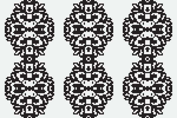 Navajo pattern Seamless Mughal architecture Motif embroidery, Pixel Ikat embroidery Design for Print australian curtain pattern geometric pillow model kurti mughal flowers