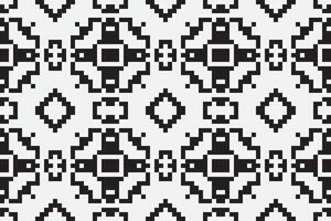 Silk fabric Patola sari Pattern Seamless Mughal architecture Motif embroidery, Pixel Ikat embroidery Design for Print figure tribal ink on cloth patola sari vector