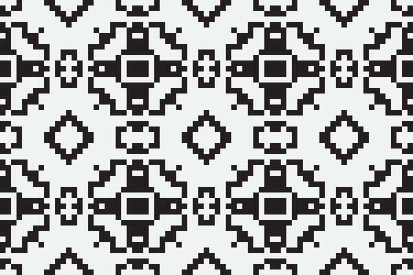 Silk fabric Patola sari Pattern Seamless Mughal architecture Motif embroidery, Pixel Ikat embroidery Design for Print figure tribal ink on cloth patola sari