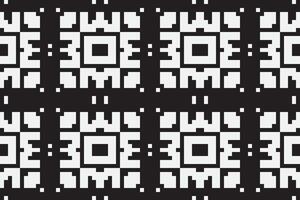 Nordic pattern Seamless Mughal architecture Motif embroidery, Pixel Ikat embroidery Design for Print tapestry floral kimono repeat pattern lacing spanish motif vector