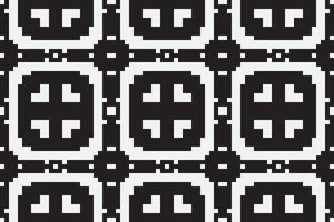 Nordic pattern Seamless Mughal architecture Motif embroidery, Pixel Ikat embroidery Design for Print vyshyvanka placemat quilt sarong sarong beach kurtis Indian motifs vector