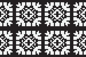 Nordic pattern Seamless Mughal architecture Motif embroidery, Pixel Ikat embroidery Design for Print kurta pattern mughal motifs tapestry pattern floral repeat vector