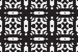 Nordic pattern Seamless Australian aboriginal pattern Motif embroidery, Pixel Ikat embroidery Design for Print australian curtain pattern geometric pillow model kurti mughal flowers vector