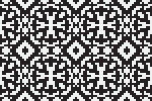 Silk fabric Patola sari Pattern Seamless Scandinavian pattern Motif embroidery, Pixel Ikat embroidery Design for Print tie dyeing pillowcase sambal puri kurti mughal architecture vector