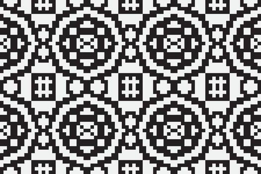 seda tela patola sari modelo sin costura escandinavo modelo motivo bordado, píxel ikat bordado diseño para impresión textura tela sari sari alfombra. kurta patola sari vector