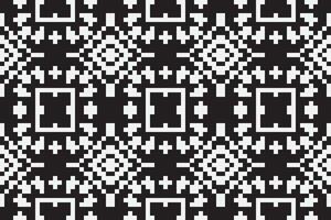 Nordic pattern Seamless Native American, Motif embroidery, Pixel Ikat embroidery Design for Print tie dyeing pillowcase sambal puri kurti mughal architecture vector
