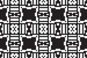 Nordic pattern Seamless Native American, Motif embroidery, Pixel Ikat embroidery Design for Print tapestry floral kimono repeat pattern lacing spanish motif vector