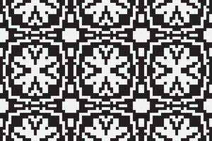 Patchwork pattern Seamless Native American, Motif embroidery, Pixel Ikat embroidery Design for Print tapestry floral kimono repeat pattern lacing spanish motif vector