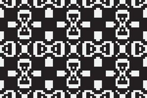 Silk fabric Patola sari Pattern Seamless Australian aboriginal pattern Motif embroidery, Pixel Ikat embroidery Design for Print tapestry floral kimono repeat pattern lacing spanish motif vector