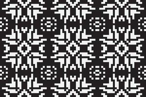 Silk fabric Patola sari Pattern Seamless Bandana print silk Motif embroidery, Pixel Ikat embroidery Design for Print tapestry floral kimono repeat pattern lacing spanish motif vector