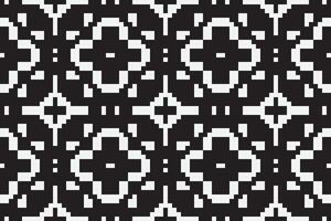 Navajo pattern Seamless Mughal architecture Motif embroidery, Pixel Ikat embroidery Design for Print tie dyeing pillowcase sambal puri kurti mughal architecture vector